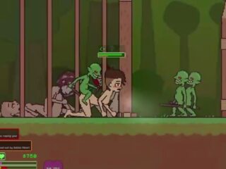 Captivity &vert; етап 3 &vert; голий жінка survivor fights її спосіб через oversexed goblins але fails і отримує трахкав жорсткий проковтування liters з сперма &vert; хентай гра gameplay p3