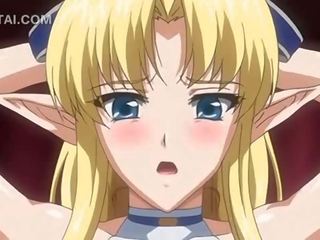 Smashing blond anime fairy vitt põrutasin hardcore