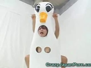 Japán duck asszony facialed!